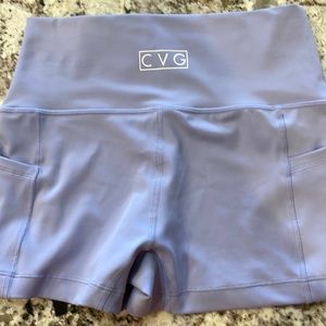 CVG 2.5 inch shorts lavender XS NEVER WORN